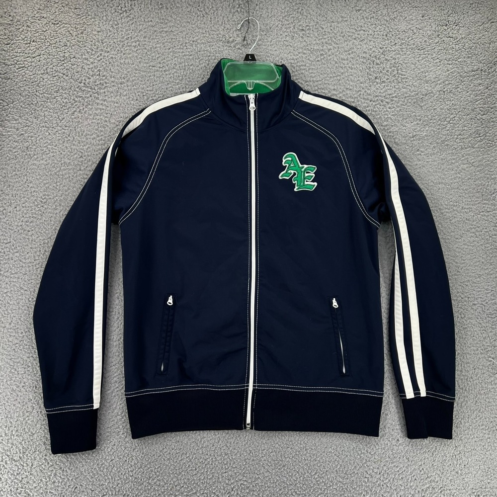 Vintage Y2k American Eagle Outfitters Authentic Varsity‎ Jacket Mens Medium READ